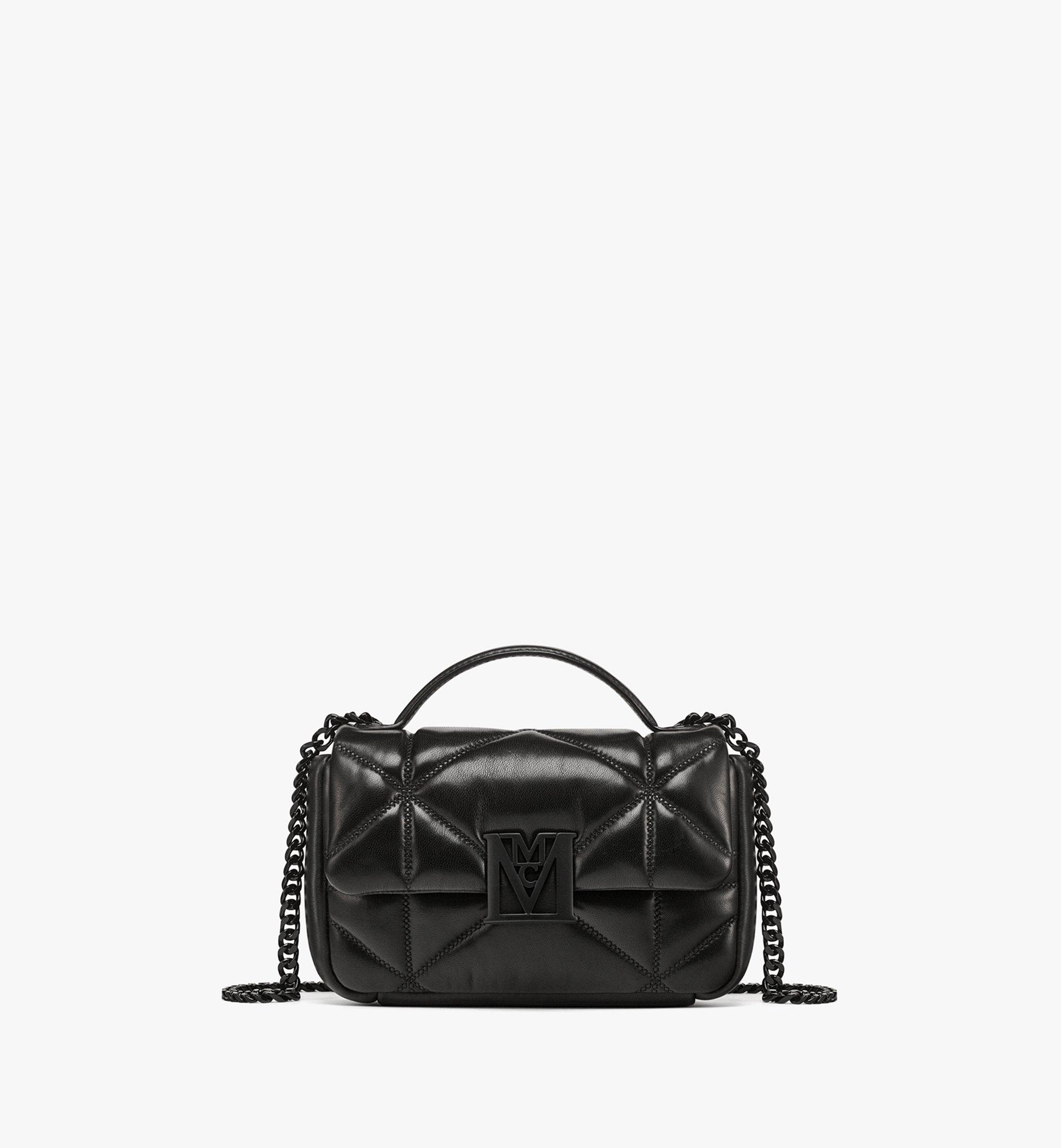 Travia Satchel in Cloud Quilted Leather 1